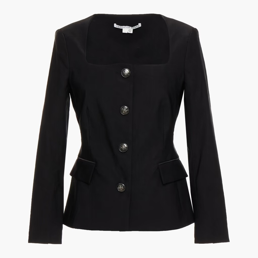 VERONICA BEARD Ria collarless Blazer - Picture 2 of 13